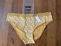 BNWT Fat Face Mustard Yellow 'Sophia Floral' Mini Knickers - Size 18
