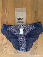 BNWT Fat Face Navy 'Maya Floral' Cheeky Knickers - Size 16