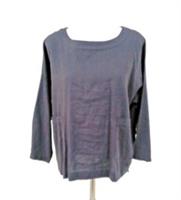 Fat Face Navy Linen Top Size 8 - New - 8 Regular