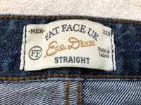FAT FACE - DENIM BLUE JEANS - 32" REG' - 100% AUTHENTIC - UNWORN - FREE POST - 32" Regular Regular