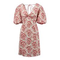 FATFACE Tulip Natural Floral Tile Dress RRP £60.00 - 16 (REG ) Regular