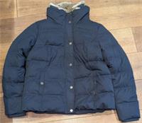 Fatface navy blue quilted puffer jacket coat size 16 NEW - 16 Regular