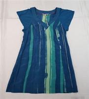 FAT FACE SIZE 10UK M WOMENS SILK BLEND SLEEVELESS LIGHTWEIGHT TUNIC KAFTAN DRESS - 10 Regular