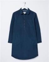 Fat Face Micky Cord Dress Teal Green Size UK 10L - 10L Regular