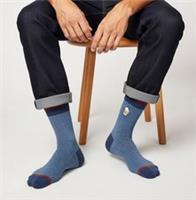 FAT FACE | Mens Blue Novelty Lager Beer Stripe Socks | Size UK 6-9 EU 40-43 - 40-43 Regular