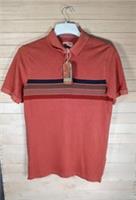 Fat Face Men's Polo T-shirt Orange Size Tall Small Short Sleeve Orange