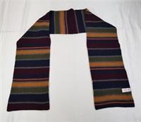 FAT FACE MEN'S CALGARY SCARF WOOL BLEND KNITTED STRIPE ONE SIZE WINTER 25x200cm