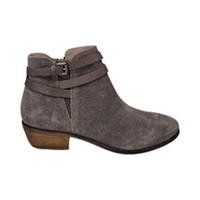 Fat Face Suede Boots Ankle Western Leather Women's Strap Shoes