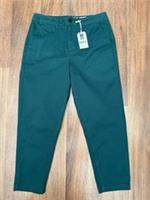 Womens Ladies Fat Face Green Rye Chino Style Trousers Size UK 10 R BNWT - 10 Regular