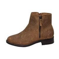 Fat Face Women's Tan Suede Leather Ankle Boots UK Size 4