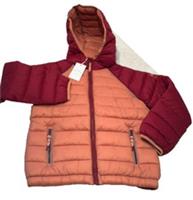 Fat Face Girls Padded Jacket Age 8 - 9 Poppy Pink / Red Puffer Coat Fatface