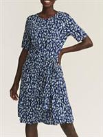 EX Fat Face Indigo Rose Dappled Mark Make Dress Sizes 6, 10, 14, 18 RRP £59 - 14 Regular