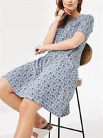 EX Fat Face Mid Blue Simone Sea Floral Jersey Dress in Sizes 8-24 RRP £46 - 8 Regular