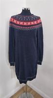 Fat Face fair isle jumper dress size 12 blue red Maddison new tags Christmas - 12 Regular