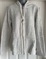 EX Fat Face Ivory Textured Zip Through Hoodie in Sizes 10, 12, 16 RRP £50 - 12 - 2 join seams down the front Regular