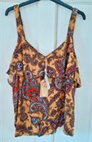 Fat Face Maisie Paisley Camisole Top. Size 18. New With Tags - 18 Regular