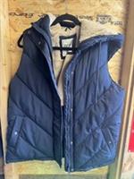 ? BRAND NEW FAT FACE LADIES GILET BLUE SIZE 12 COST £40 FREE POST FLEESE LINED? - 12 Regular