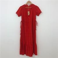 Women's BNWT Fat Face Orange Dress UK 8 - 8 Regular
