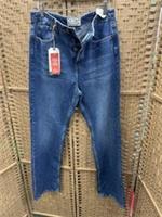 Fat Face Sutton Straight Leg Mid Wash Jeans Size 12L Bnwt - 12L Regular