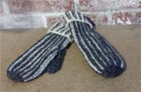 FATFACE Grey Plaited Mittens Ref CH