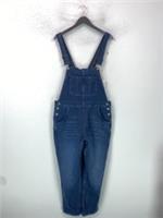 Fat Face Blue Denim Dungaree Sleeveless Straight Leg Adjustable Straps UK 16 NEW - 16 Regular