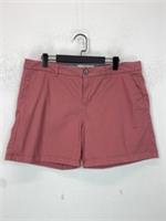FatFace Pink Cotton Mid Rise Casual Chino Shorts UK 16 NEW - 16 Regular