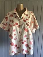 Fat Face Ladies Casual Cotton Shirt Blouse Top UK 16 Short Slv - UK 16 Pit To Pit 26-27 Regular