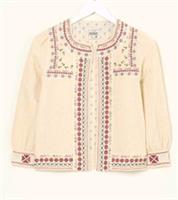FATFACE * SIZE 12 ECRU ZOE EMBROIDERED COTTON LADIES JACKET RRP £65 - 12 Regular