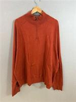 FatFace Rye Terracotta Half Zip Neck Knitted Jumper Size 4XL Mens - 4XL Regular
