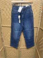 Fat Face Salcombe Crop Blue Denim Jeans Size 8r - 8 Regular