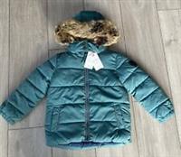 FATFACE Girls Elsie Padded Coat Jacket Teal Size 4 - 5 years