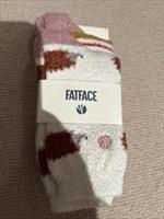 £Fat Face Womens 2 Pack Cosy Hedgehog Socks New Size UK 4-7£