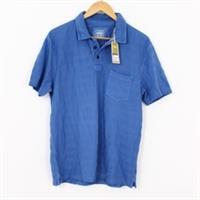 Mens Fat Face Blue Polo Shirt Size L BNWT (01)