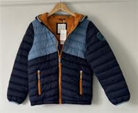 FATFACE Boys Unisex Padded Harry Jacket Blue Age 12 - 13 Years