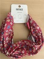 🌟Fat Face Womens Ditsy Floral Multi Snood Neck Warmer, Red Floral🌟