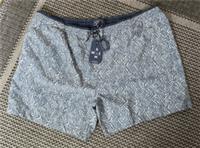 Fatface Mens Swim Shorts Trevose Tile Print Washed Blue Size 4XL rrp £36.00 - 4XL Regular