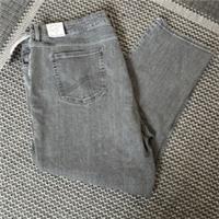 Fat Face Ladies Jeans Size 22 Regular Grey Chesham Girlfriend - 22 Regular