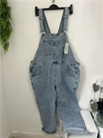 Fat Face Lewes Dungarees Blue Denim Dungarees Uk 24 Short NWTs Light Blue - 24 Regular