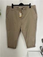 Fat Face Rye Chino trousers Womens Size UK 22 Reg Stone Rye Chino Casual Cotton - 22 Regular