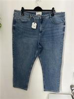 Fat Face Women's Sway Slim Stretch Jeans Uk 22 Short Blue Jeans NWTs - 22 Regular