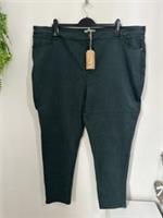 Fat Face Women's Harlow High Waist Jeans Uk 24 Regular Teal Green Jeans NWTs - 24 Regular