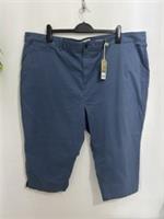 Fat Face Farnham Chino Crop Trousers Uk 24 Short , Chambray Blue Chinos NWTs - 24 Regular
