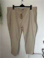 FAT FACE ELLA Cuffed Trousers Jogger. Stone Colour Uk 24 Regular NWTs - 24 Regular