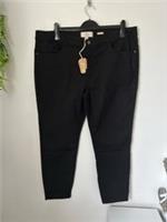 Fat Face Five Pocket Black Trousers /Jeggings Uk 20 Regular NWTs - 20 Regular