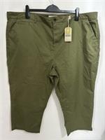 Fat Face Farnham Chino Crop Trousers Uk 24 Long Khaki Green , Chinos NWTs - 24 Regular