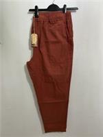 FatFace Womens Holkham Trousers In Rust Red Uk 22 Short NWTs - 22 Regular