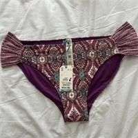 FatFace Bikini Bottoms Porth Detail Paisley Bikini Bottom Pink Mix Size 18 NWTs - 18 Regular