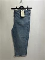 Fat Face Capri Sway Slim Jeans Light Denim Blue Uk 22 Regular NWTs - 22 Regular