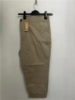 Fat Face Rye Chino trousers Womens Size UK 22 Reg Stone Rye Chino Casual Cotton - 22 Regular