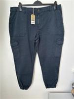 Fat Face Hythe Cargo Trousers Uk 20 Regular Women's UK Teal Green NWTs - 20 Regular